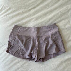 Lululemon Speed Up High-Rise Lined Short in Lilac - Size 6